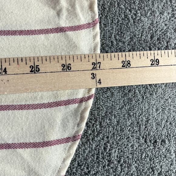 Marmot Shirt‎ Womens Size XL Cream Red Striped Button Up Long Sleeve Casual - Picture 8 of 9